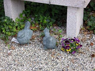 bronzen vogels