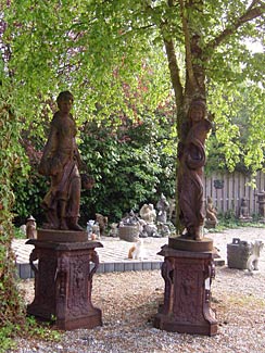 gietijzeren tuinbeelden