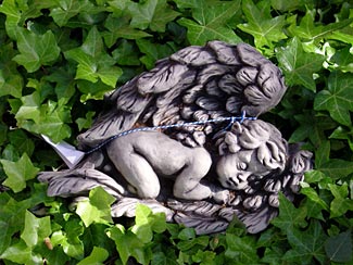 mythisch tuinbeeld engel
